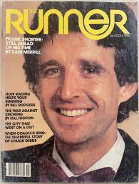1981 The Runner Magazine March Frank Shorter, Garry Bjorklund, Nike ad