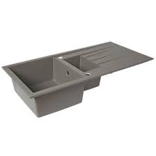 A grey sink for kitchen can definitely prove to be the most. 1 5 Bowl Plastic Resin Kitchen Sink Drainer Grey Reversible 1000 X 500mm Sinks Screwfix Com