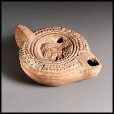terracotta oil lamp terracotta roman ancient oil lamp oil lamps art