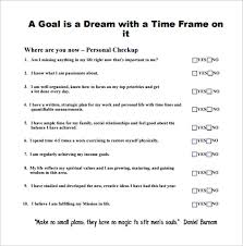 Goal Chart Template 9 Free Sample Example Format