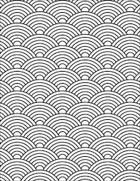 Japanese Wave Pattern Coloring Page Pattern Coloring Pages Wave Pattern Japanese Patterns
