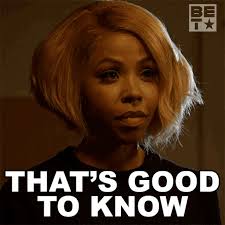 Thats Good To Know Sasha Duncan GIF