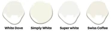 White Paint Color Guide 2021 | White Dove vs Swiss Coffee vs Alabaster