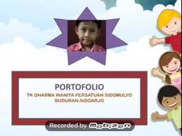 Contoh cover / sampul penilaian portofolio. Contoh Tampilan Portofolio Digital Anak Tk Part 2 Youtube
