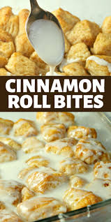 Cinnamon Roll Bites Made With Biscuit Dough 10 Minute Prep In 2020 Christmas Breakfast Recipe Recipe Using Canned Biscuits Cinnamon Rolls