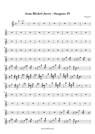 Jean Michel Jarre Oxygene Iv Sheet Music Jean Michel Jarre Oxygene Iv Score Hamienet Com Jean Michel Jarre Sheet Music Jean Michel