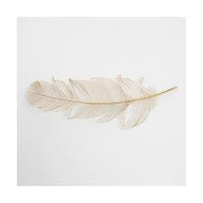 Gold Wire Feather Wall Decor World Market 25 Liked On Polyvore Featuring Home Home Decor Wall Art Tex Feather Wall Decor Feather Wall Textured Wall Art