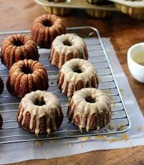 · these mini bundt cakes are adorable and make the perfect treat for easter! Coffee Chocolate Bundt Cakes Vintage Kitchen