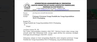 Daftar hadir peserta rapat pleno kelulusan smp dharma wanita 03 tahun pelajaran 2013 / 2014 no nama jabatan tanda tangan 1 nurwindi, s.pd. Contoh Undangan Rapat Kelulusan Siswa Kelas Xii Di Madrasah Info Kemenag