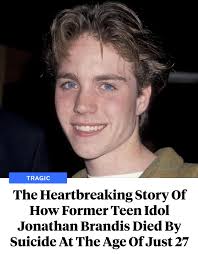 As a child in the late 1970s, Jonathan Brandis had a distinct cherubic  appearance that caught the attention of child modeling agencies and earned  him his first modeling gig at just two