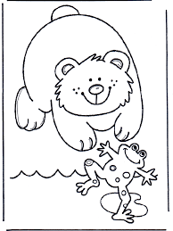 Frosch Und Barchen Ausmalbilder Tiere