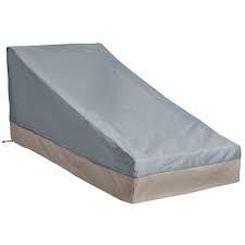 1 x chaise lounge cover; Vonhaus Chaise Lounge Cover The Storm Collection Premium Heavy Duty Waterproof Outdoor Patio Furniture Protection Slate Gray With Beige Trim L80 X W36 X H13 33 Inches Buy Online In