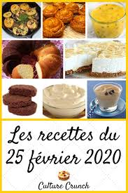 Les Recettes Du 25 Fevrier 2020 En 2020 Recette Recette Sucre Facile Recettes De Cuisine