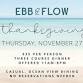 THANKSGIVING AT EBB & FLOW- LIVE MUSIC! event image