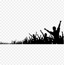 People silhouette png top view. Votingpal Cheering Crowd Silhouette Png People Crowd Concert Png Image With Transparent Background Toppng