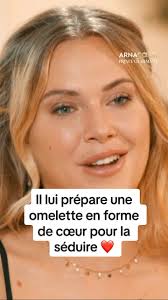 "Moi je vais te faire une petite omelette en forme de cœur" 🍳❤️ Cassandra  est très touchée par la petite attention de son prétendant Yassine !  #ArnacœurOuPrinceCharmant, lundi à 23:15