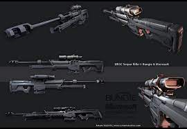 Artstation Halo Reach Unsc Sniper High Poly Artem Volchik Sniper Military Guns Artem