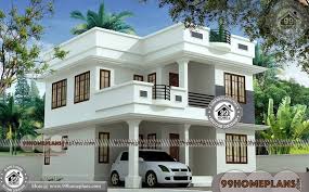 Thousands of house plans and home floor plans from over 200 renowned residential architects and designers. Simple And Small House Design With Modern Two Storey House Plans Having 2 Floor 4 Total Bed Small House Design Small House Design Exterior Kerala House Design