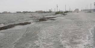 Massive Storm Surge Swallows Surfside Beach Houston Chronicle