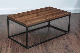 This product contains chemicals or substances, including wood dust and phthalates, known to the state of california to cause cancer, birth defects, or other reproductive harm. Solid Wood Metal Coffee Table Industrial Rustic Square Etsy Dark Wood Coffee Table Industrial Coffee Table Wood Coffee Table Living Room