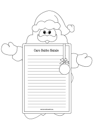 Letterine Di Natale Babbo Natale Natale Babbo Natale Lettera A Babbo Natale