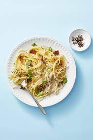 Linguine Carbonara Recipe Linguine Carbonara Easy Healthy Pasta Recipes Low Calorie Pasta