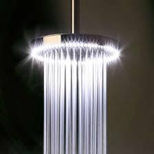 Crosswater Rio Fixed Shower Head And Arm With White Led Lighting White Led Lights Shower Heads Led Shower Head
