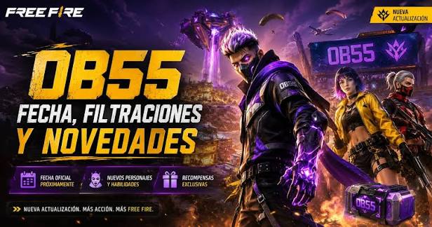 Free Fire OB55: Fecha, las 7 Armas Nuevas (FO12 y Más) y Todo lo ...