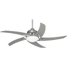 Oct® indoor pendant lights modern 5 iron painted blades +wireless remote control brushed chrome chandelier 48 inch led ceiling fan lights. 52 Casa Vieja Modern Indoor Ceiling Fan With Light Led Remote Brushed Nickel Silver Blades Opal Glass For Living Room Kitchen Bedroom Target