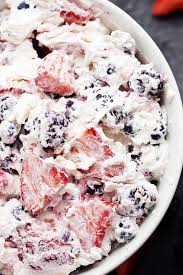 Very Berry Cheesecake Salad The Recipe Critic Dessert Recipes Fruit Dishes Fruit Salad Recipes