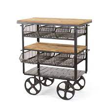 3 out of 5 stars. Vintage Industrial Metal Cart Trolley 6 Bin With Cast Iron Wheels Buy Metal Storage Bins With Wheels Industrial Metal Storage Bins Industrial Trolley Product On Alibaba Com