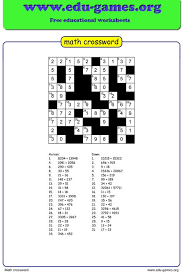 Most of the crossword puzzles in this collection are easy puzzles, but a few harder ones are in the mix. Create Math Crossword Puzzle And The Free Worksheets This Is Great Way For Kids To Maker Download Preschool Assessment Printable 1st Grade Fraction 1 Pdf Year Subtraction Word Problems Workbook Calamityjanetheshow