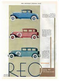 Reo Pastels For Everyman S Taste Car Illustration Sports Sedan Classic Cars