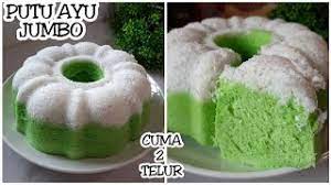 Resep putu ayu jumbo bahannya : Resep Putu Ayu Jumbo 2 Telur Youtube