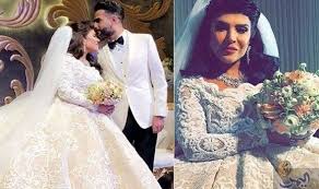 غدير السبتي تتألق بفستان رائع في حفلة زفافها Wedding Dresses Wedding Dresses