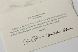 Our Daily Obsessions A Greeting From The White House New Baby Products Birth Announcement Future Kids