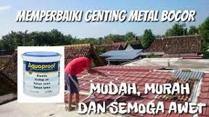 Perubahan iklim dan cuaca kadang membuat genteng tidak bisa bertahan. Cara Memperbaiki Genteng Metal Agar Tidak Bocor Youtube