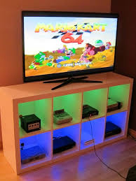 Diy Video Game Storage Solution Ideas For Consoles Controllers Games Unique Man Cave Ideas Game Room Design Video Game Room