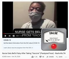 However, the food and drug administration (fda) does not consider these to be above the number. Politifact A Nashville Nurse Did Not Develop Bell S Palsy After Receiving The Covid 19 Vaccine