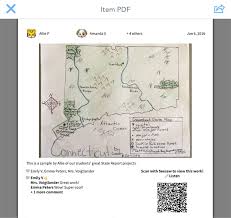 Print A Folder Of Student Work With Qr Codes Seesaw Help Center Student Work Seesaw State Report Projects