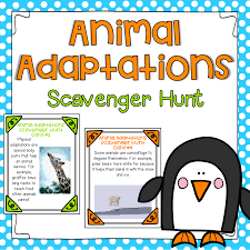 Animal Adaptations Scavenger Hunt Word Search Fun Facts About Animals Animal Adaptations Physical Adaptations
