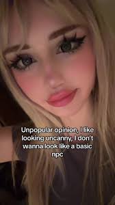 I like standing out whether or whether not it gets me positive feedback  🤷‍♀️ #xybca #uncanny #uncannyvalley #dollmakeup