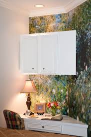4 Paint Color Or Wallpaper For Walls Organizedliving Organizedcloset Make This Monet S Water Lilies And I D Be All Over This Living Room Wall Designs Wall Wallpaper Interior