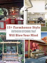 While outdoor grilling is nice, it is not the only option in. 15 Farmhouse Style Outdoor Kitchens That Will Blow Your Mind