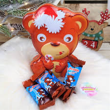Boite Ourson Remplie De Guimauves Au Chocolat Coffret De Chocolat Guimauve Chocolat Friandises De Noel Ourson Guimauve
