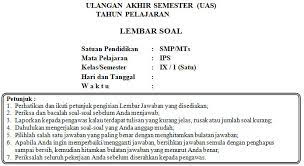 Kunci jawaban uts ips kelas 9. Soal Uasbn Ips Kelas 9 Kurikulum 2013 Jawabanku Id
