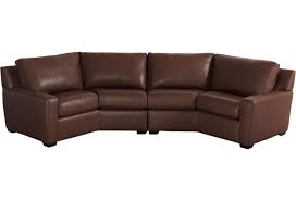 Provide ample seating with sectional sofas. American Leather Lisben Contemporary Curved Sectional Sofa Jacksonville Furniture Mart Sectional Sofas