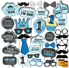 Birthday Photo Booth Props Png Boy 1st Birthday Photo Booth Props First Birthday Boy Etsy Birthday Photo Booths Birthday Party Props 1st Boy Birthday
