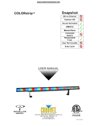 chauvet colorstrip manual manualzz com