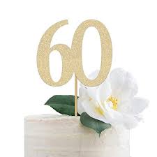 Publix sugar free birthday cakes for diabetics. Amazon Com Happy 60th Birthday Cake Topper 60 Anniversary Sign Gold Glitter Sixtieth Bday Handmade